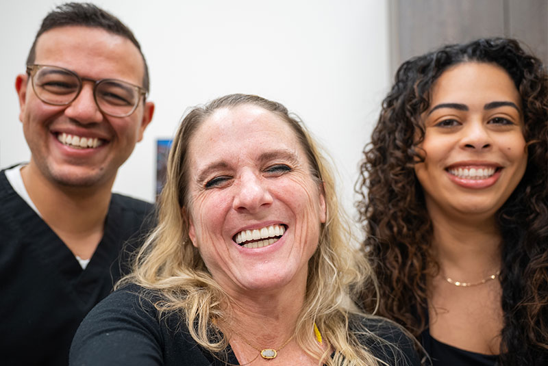 Doctor smiling with Patient